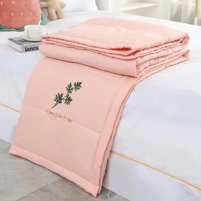 한여름용 이중 레이어 머그워트 허브 얇은 이불