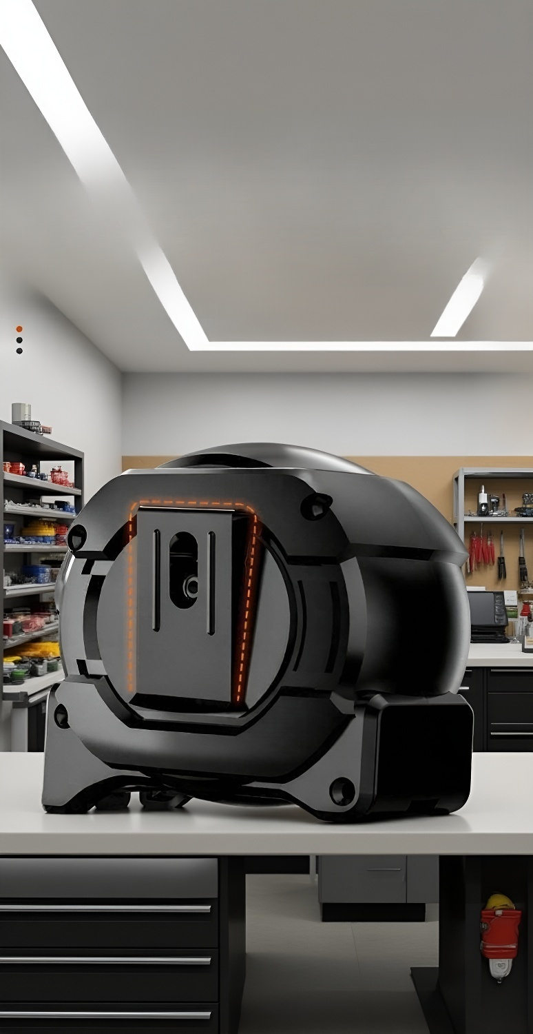 شريط قياس مع أرقام واضحة لقراءة سهلة