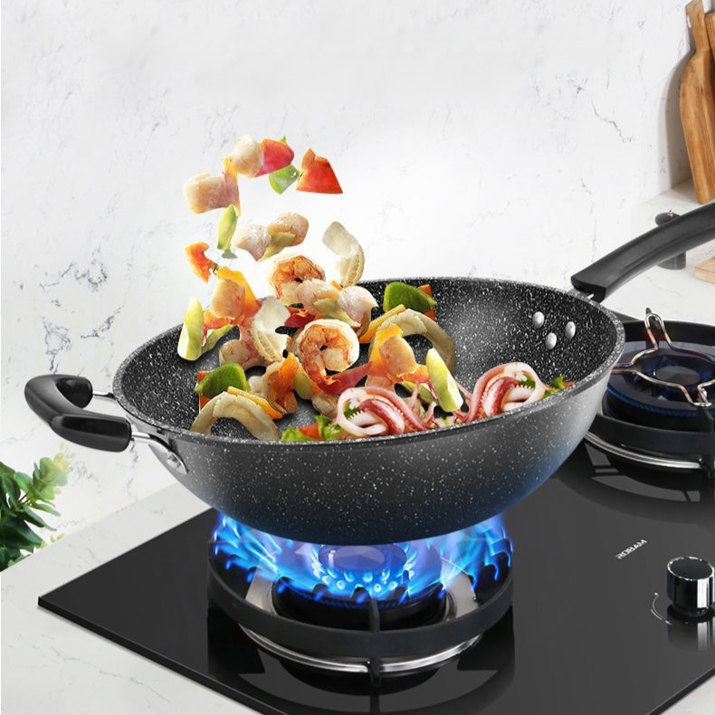 กระทะเคลือบกันติดอเนกประสงค์สำหรับครอบครัว