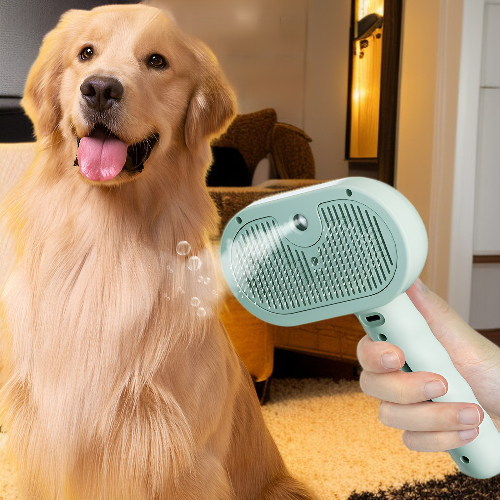 مشط الحيوانات الأليفة، مشط الرش