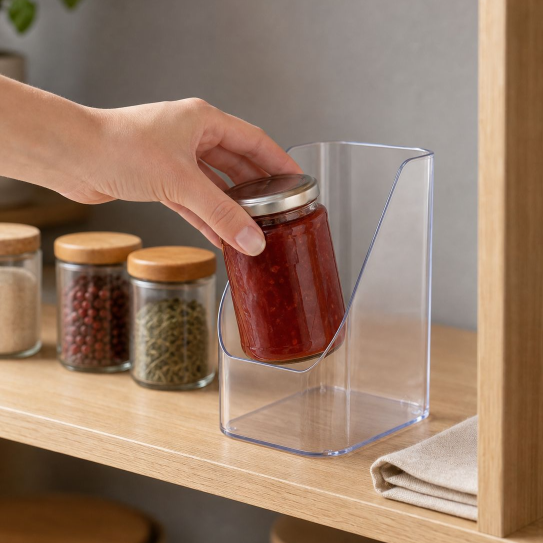 Multi-functional Plastic Vegetable Storage Box Desktop Organizer