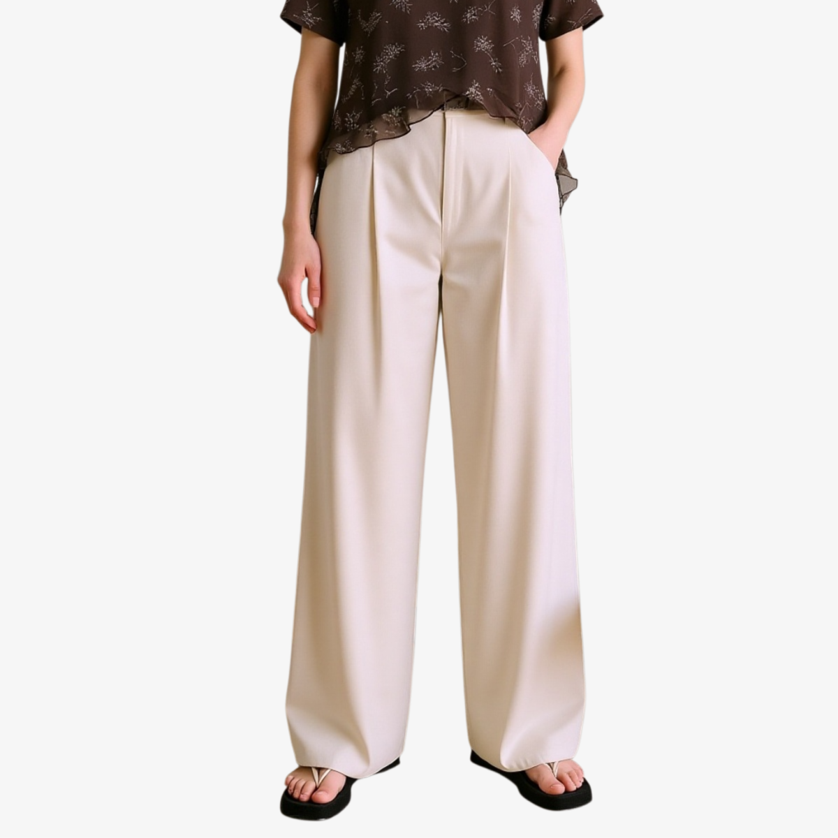 데일리 캐주얼 와이드 팬츠 코디