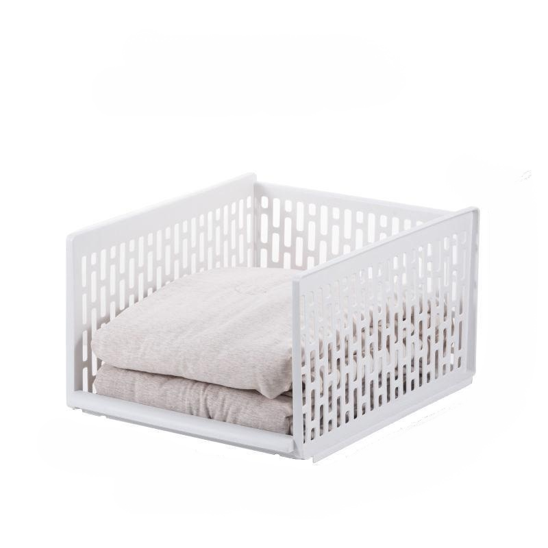 Bedroom Wardrobe Storage Layer Partition Basket