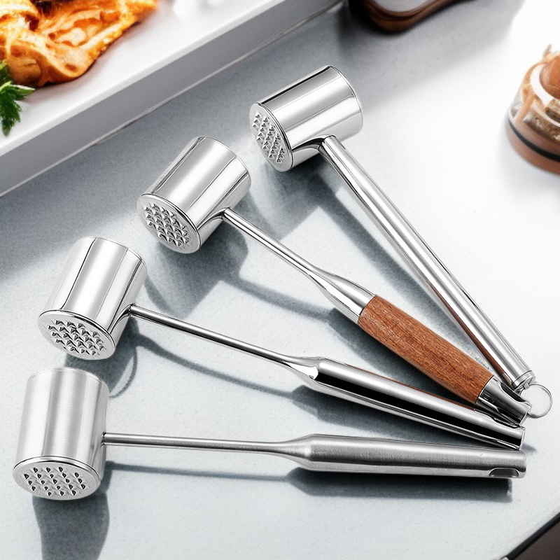 304 스테인레스 스틸 미트 해머 스테이크 해머 논 슬립 핸들 