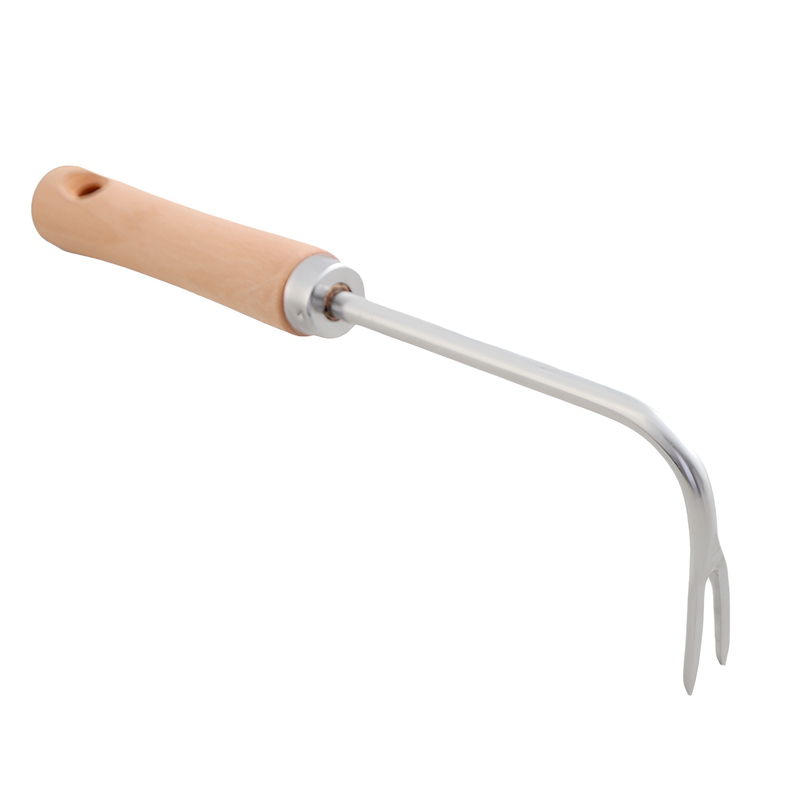 Wooden handle weeding machine