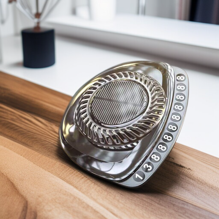 ป้ายโทรศัพท์รถยนต์แบบหรูพร้อมน้ำหอมและพลังงานแสงอาทิตย์