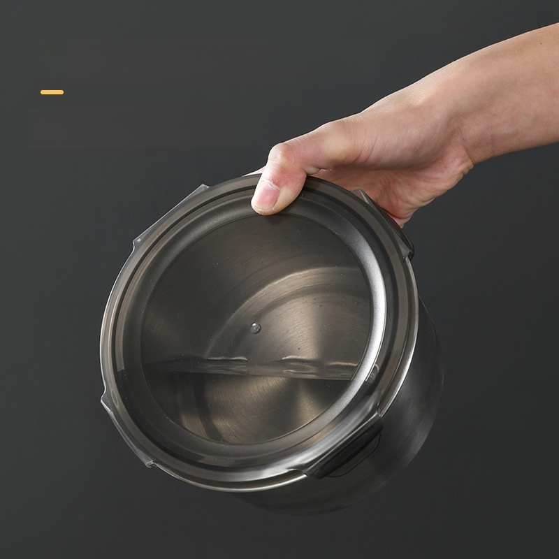 Round refrigerator food storage box