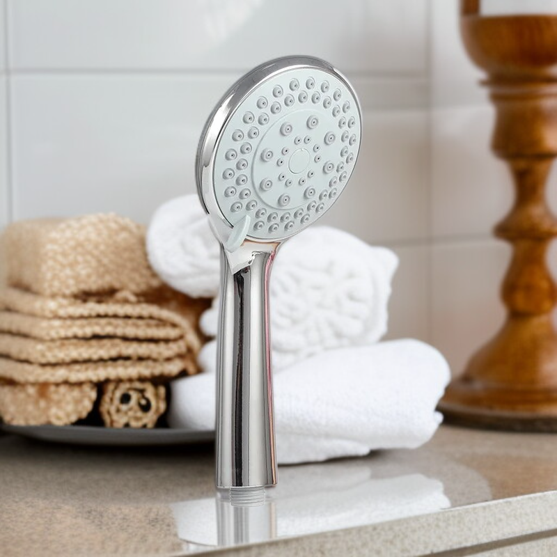 رأس دش الفندق، مطلي بالكروم، مع خمسة أوضاع وضغط ماء قوي