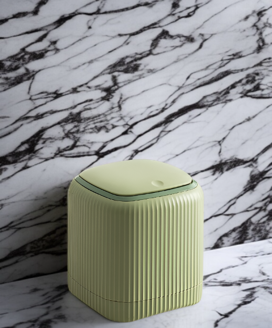 덮개가 달린 책상용 쓰레기통 디자인