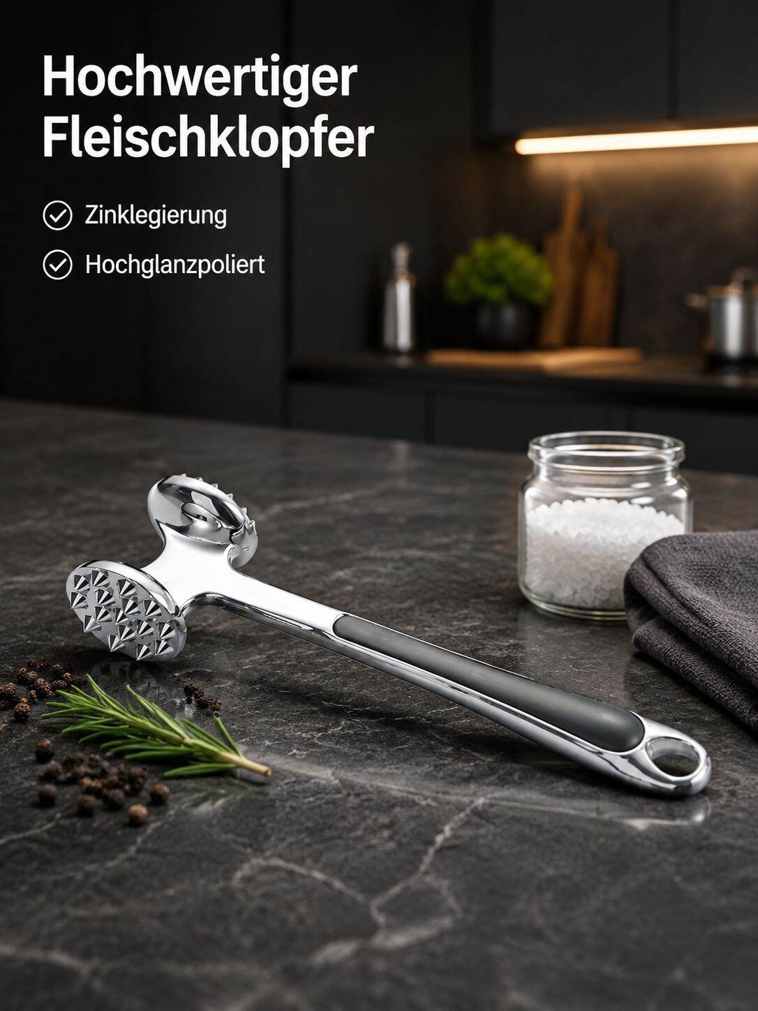 Multifunktionaler Steakklopfer