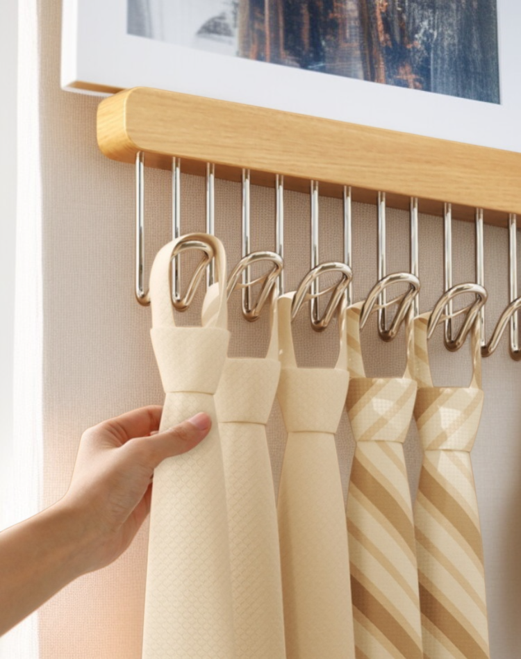 家庭用多機能ハンガーの複数使用例