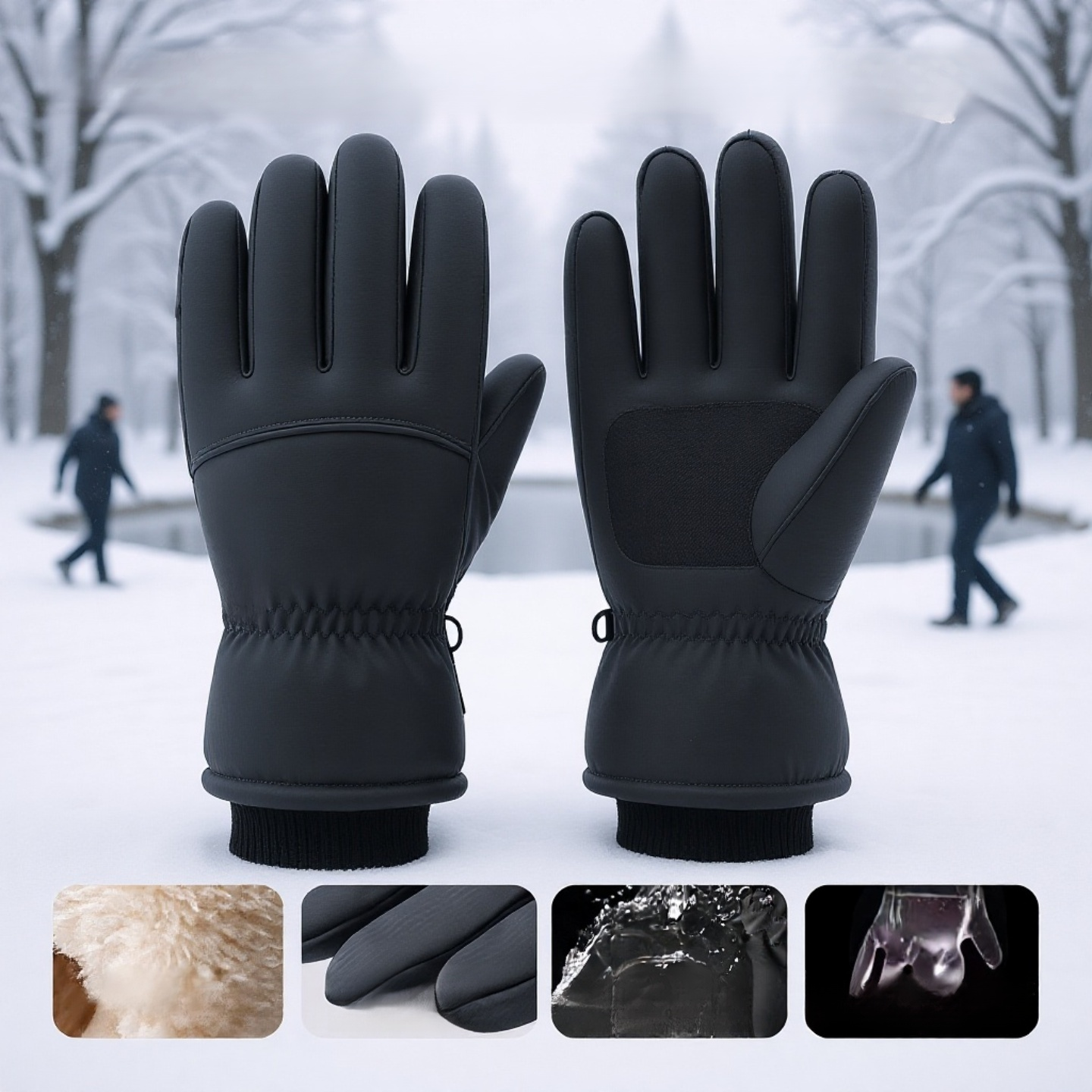 내구성이 우수한 스키 장갑 디자인