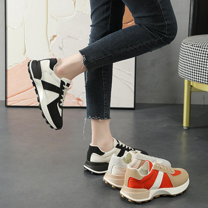 レディースカジュアルスニーカー ファッション万能シューズ