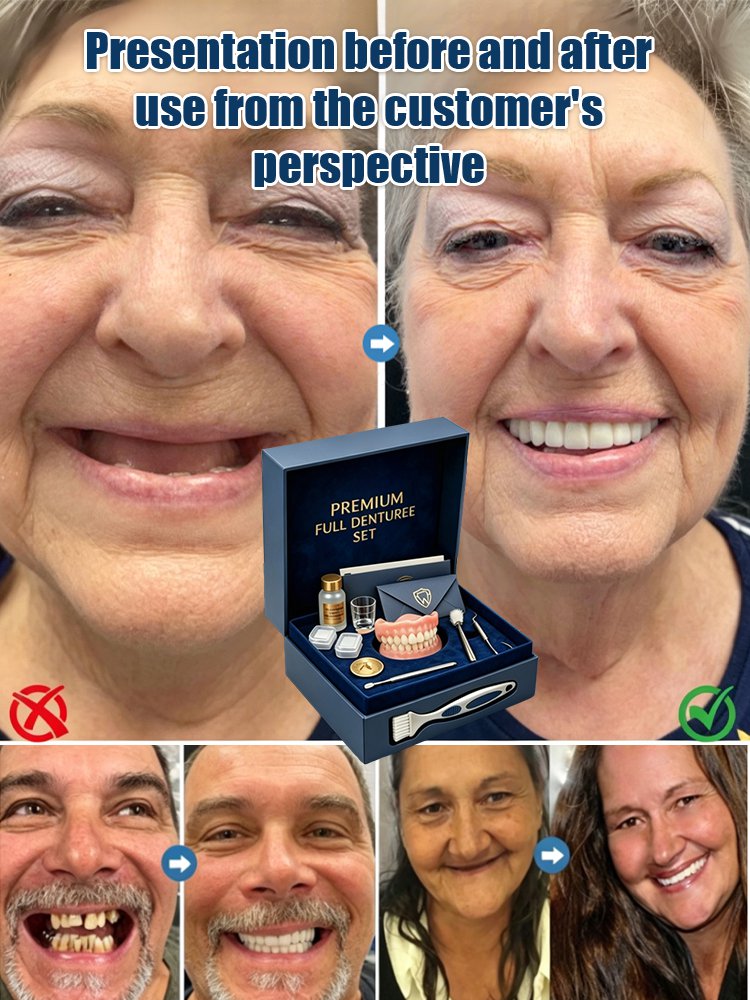 Strong Suction Full Denture for Confident Smile