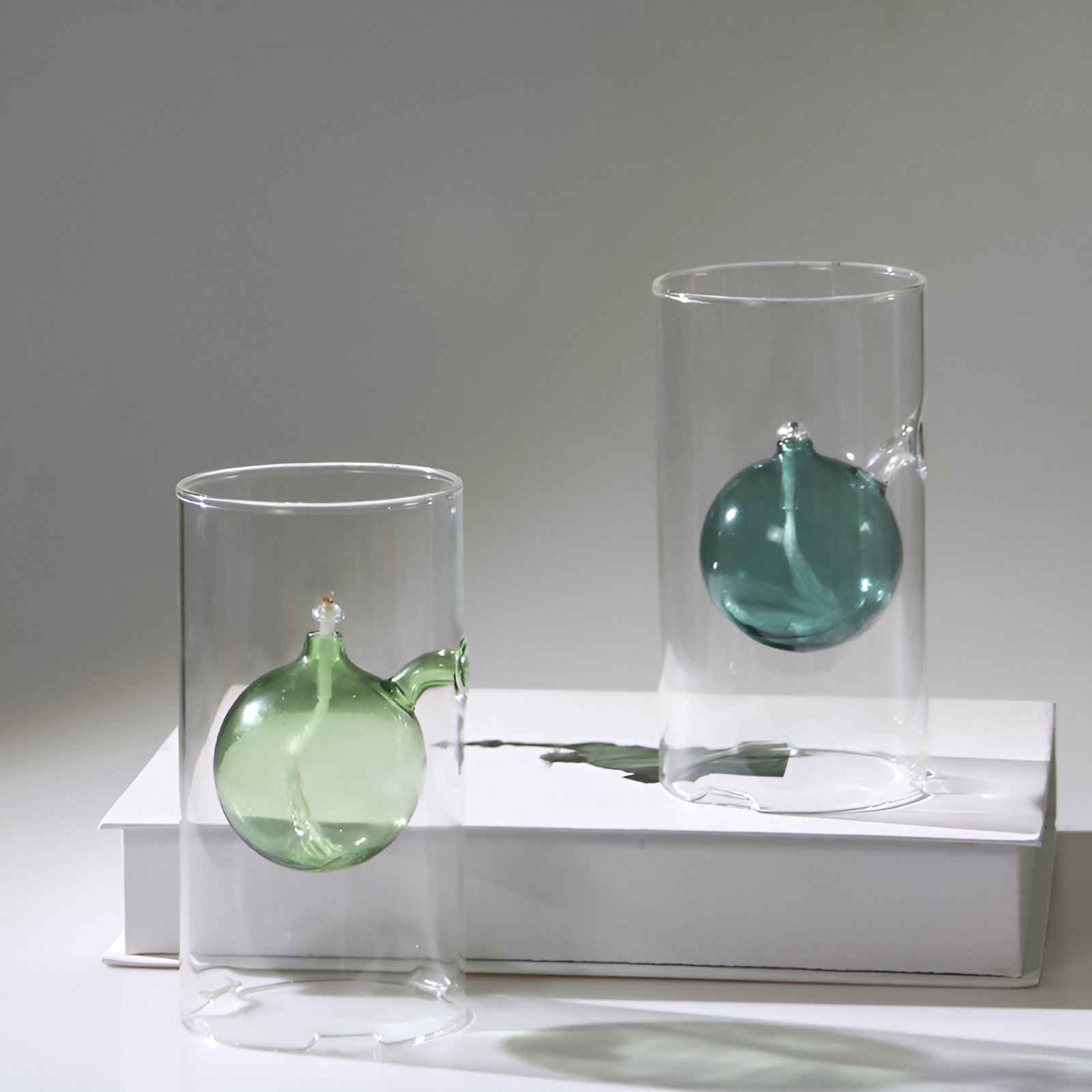 Creative Glass Oil Lamp for Wedding Decoration