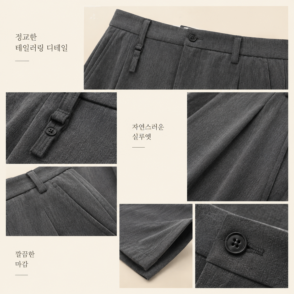 신상 비즈니스 캐주얼 드레이프 남성 슬랙스