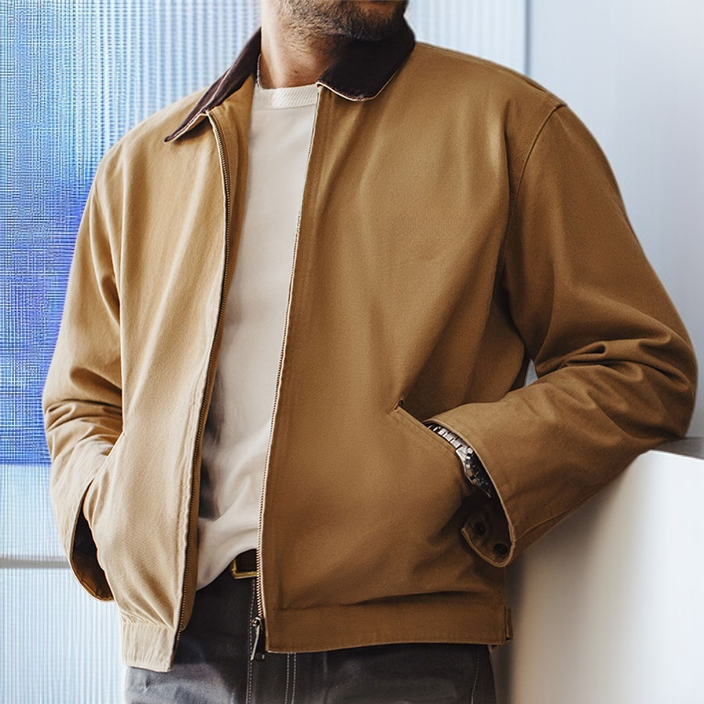 남성 빈티지 아메리칸 터틀넥 재킷