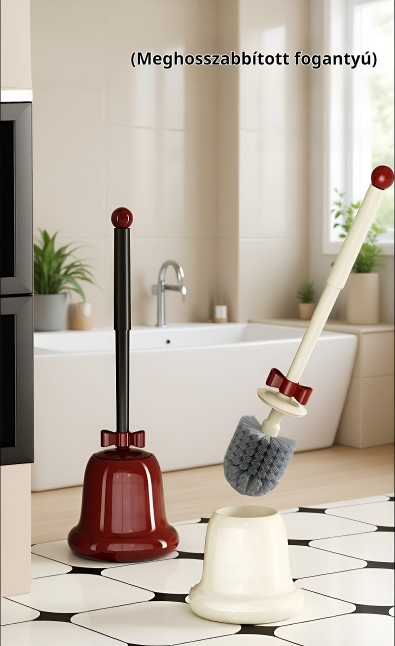 Tartós anyagból készült WC-kefe