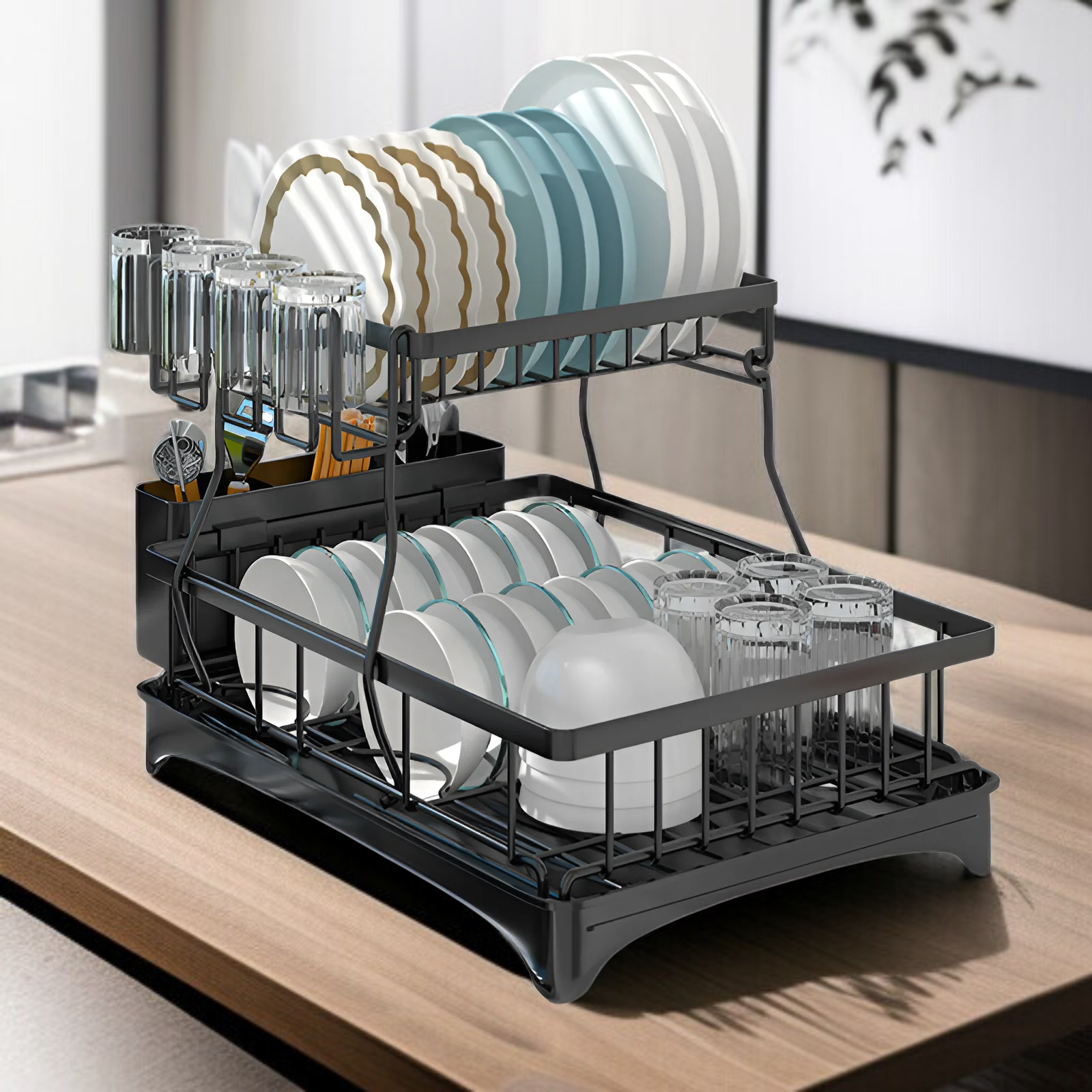 キッチン食器水切りラック食器水切りバスケットシンクシンク食器ラック収納ラック食器ラック