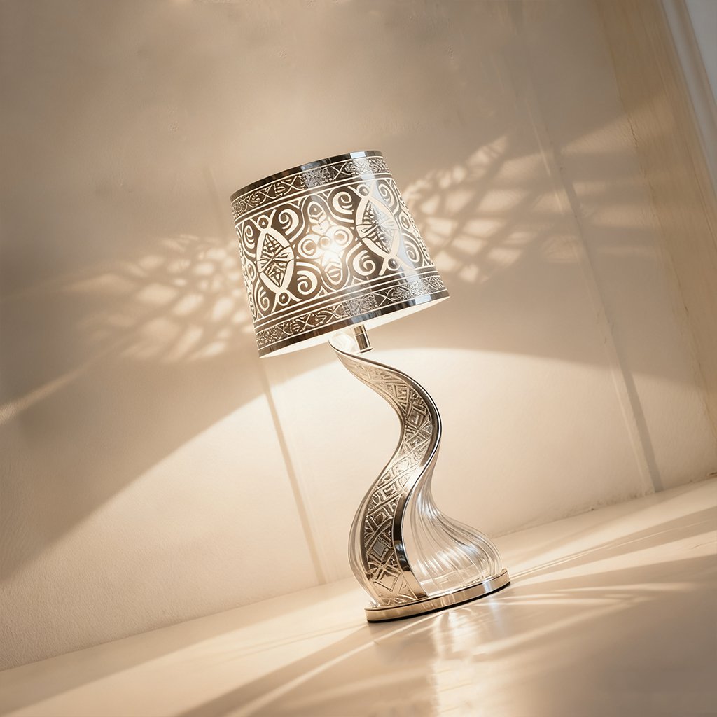 레트로 스타일 스탠드 조명 4개 세트 이미지