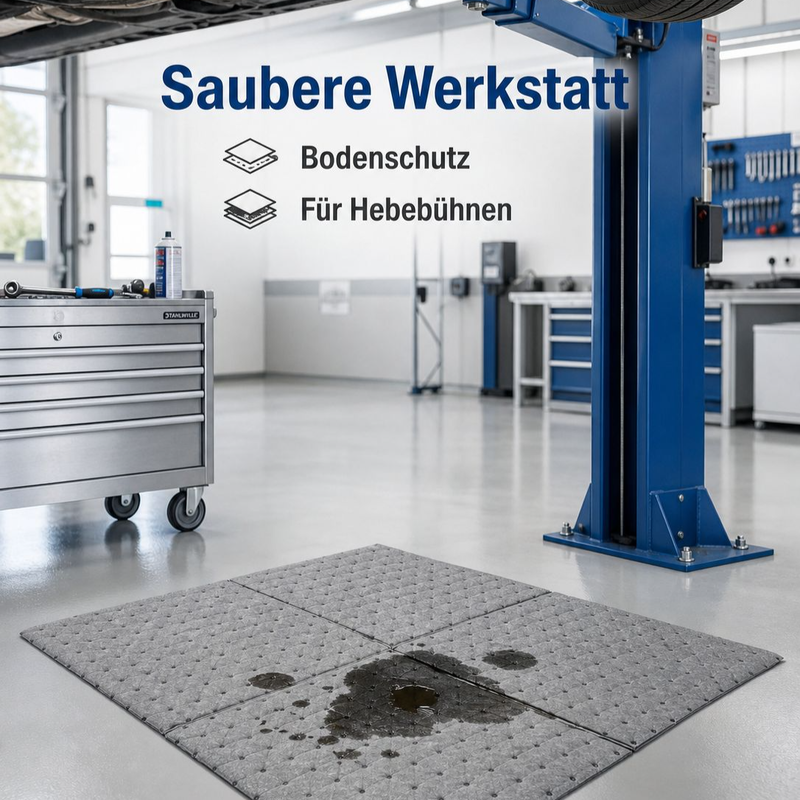 Industrielle Öl-absorber Pads, Schnelle Absorption, Perforiertes Muster, Baumwollmaterial