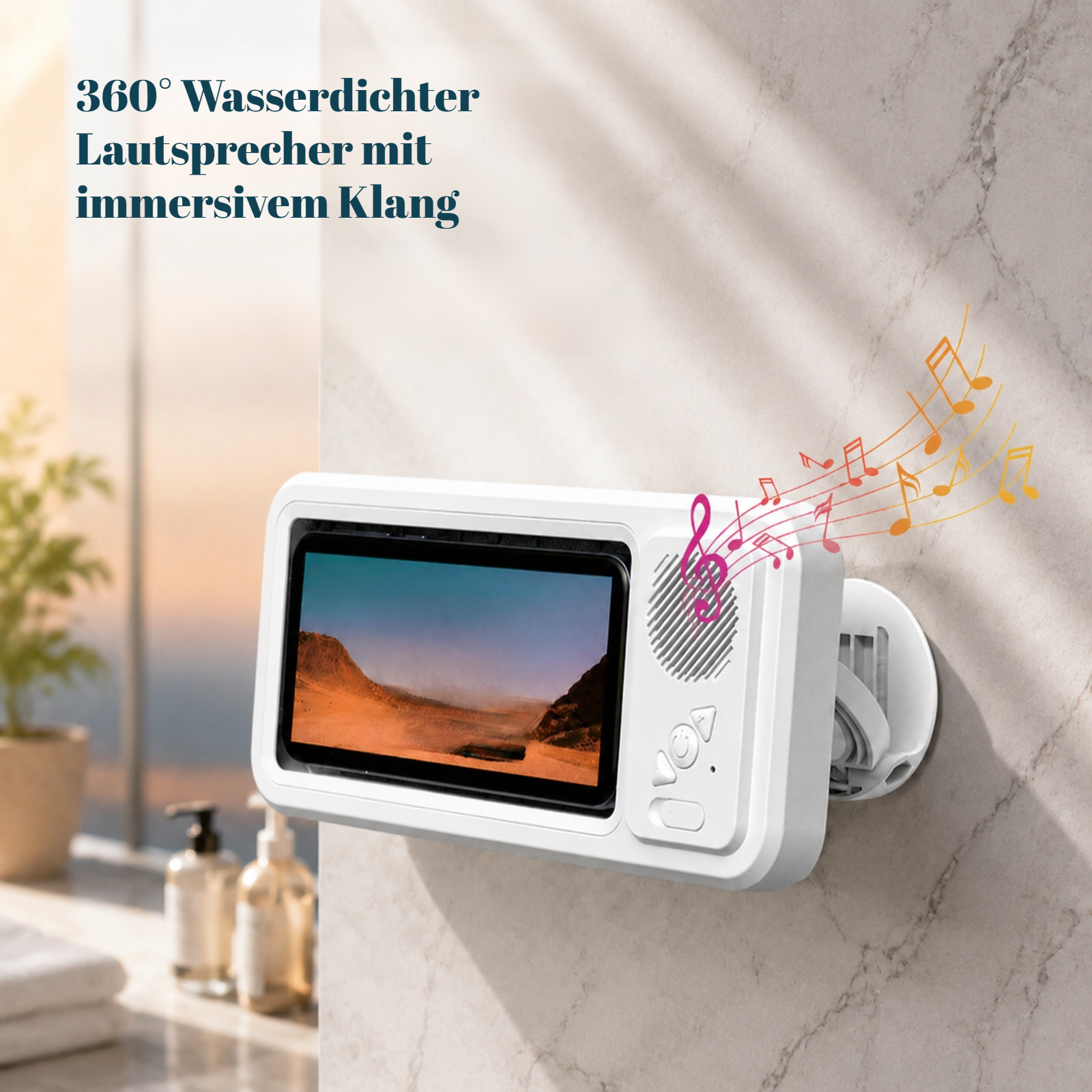 Outdoor tragbarer wasserdichter Bluetooth-Lautsprecher mit Touch-Funktion