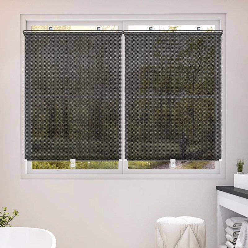 免打孔自動伸縮鐳射隔熱遮陽簾