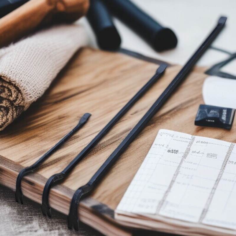 バール釘抜き、平六角棒、曲棒、多用途双頭バール、マンガン鋼レール鋼鍛造