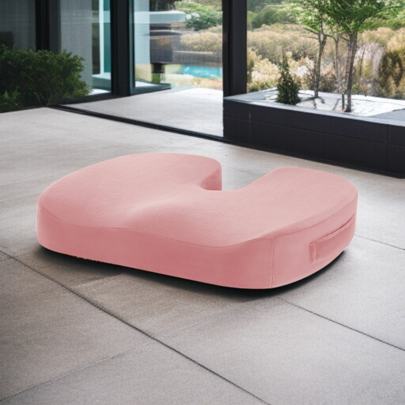 クッション - オフィスチェア、ゲーム、旅行用メモリーフォームシートクッション、シートクッションオフィス座り椅子スツール学生クッション低反発シートクッション通気性おならクッション