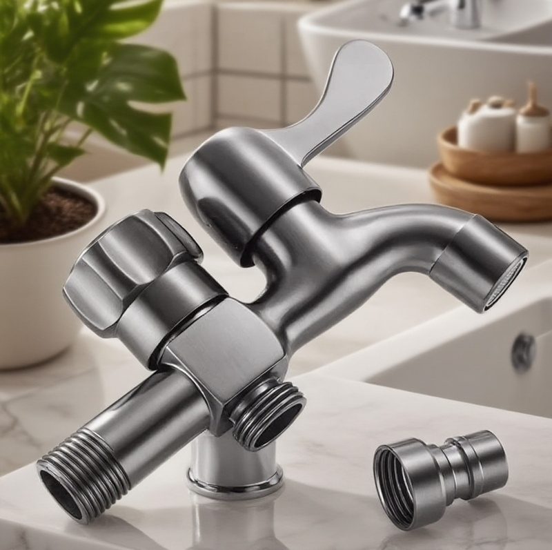 ติดตั้งก๊อกน้ำอเนกประสงค์ในห้องน้ำ