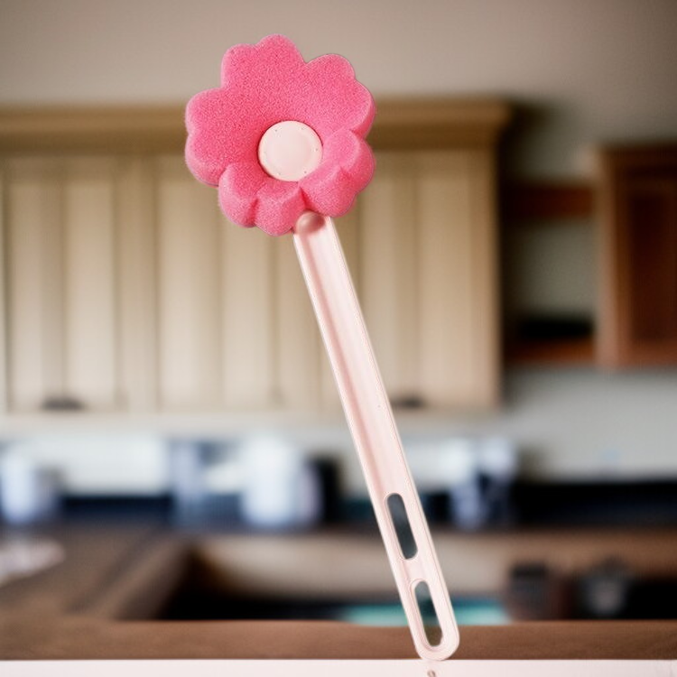 Multifunktionale Tassenbürste Niedliche Blumen