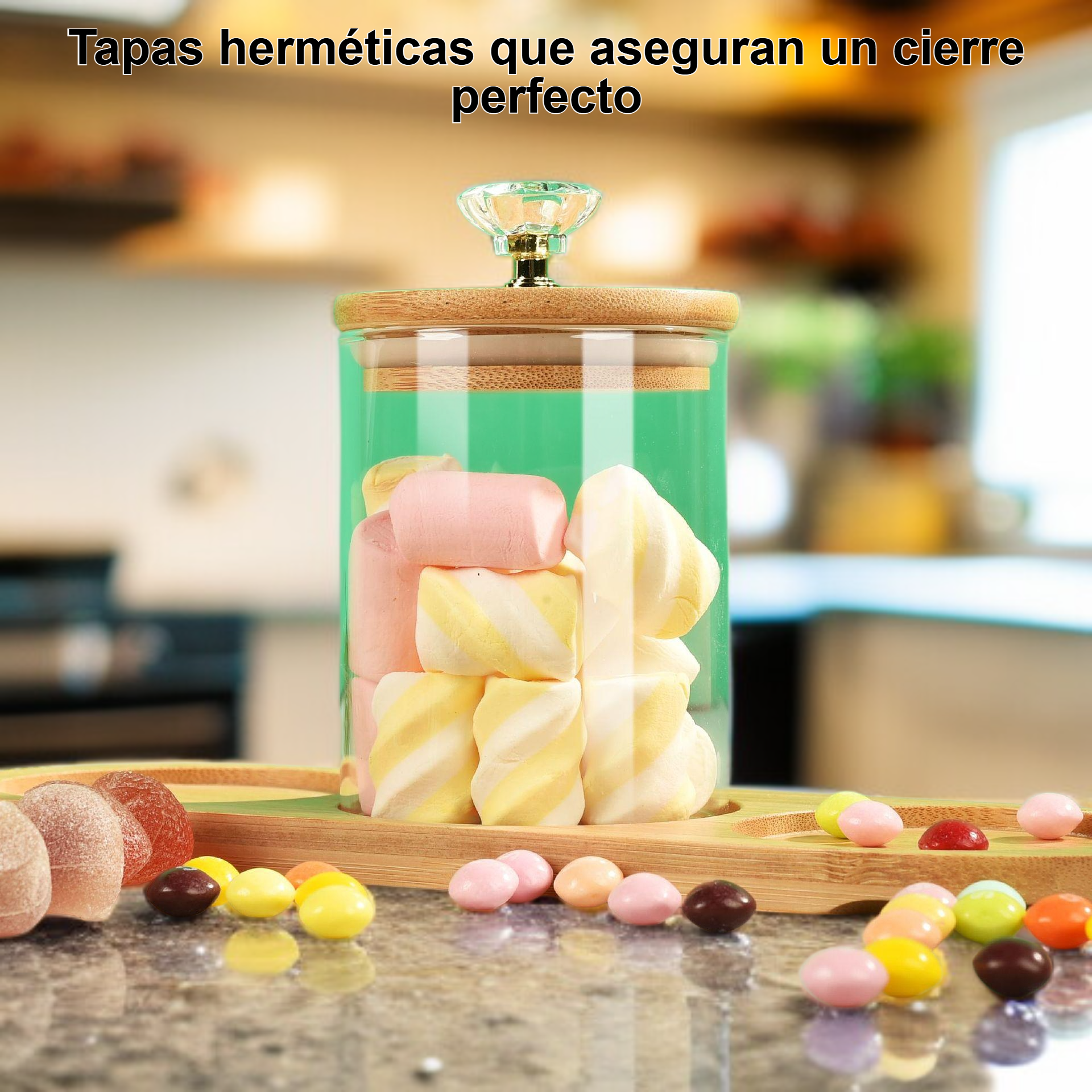 botellas de vidrio para condimentos