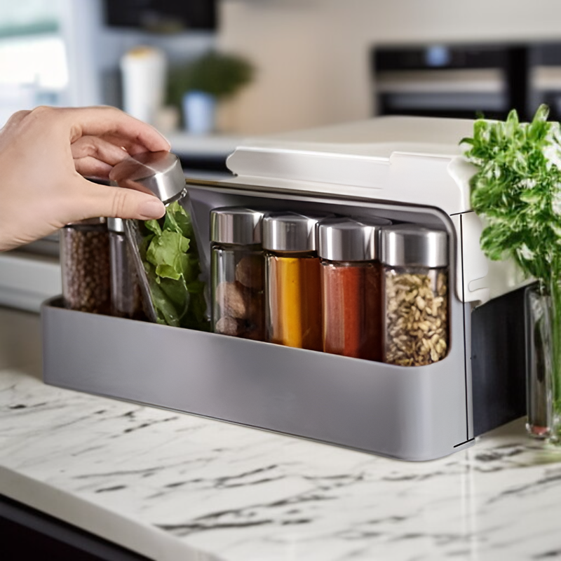 Kitchen Seasoning Storage Shelf