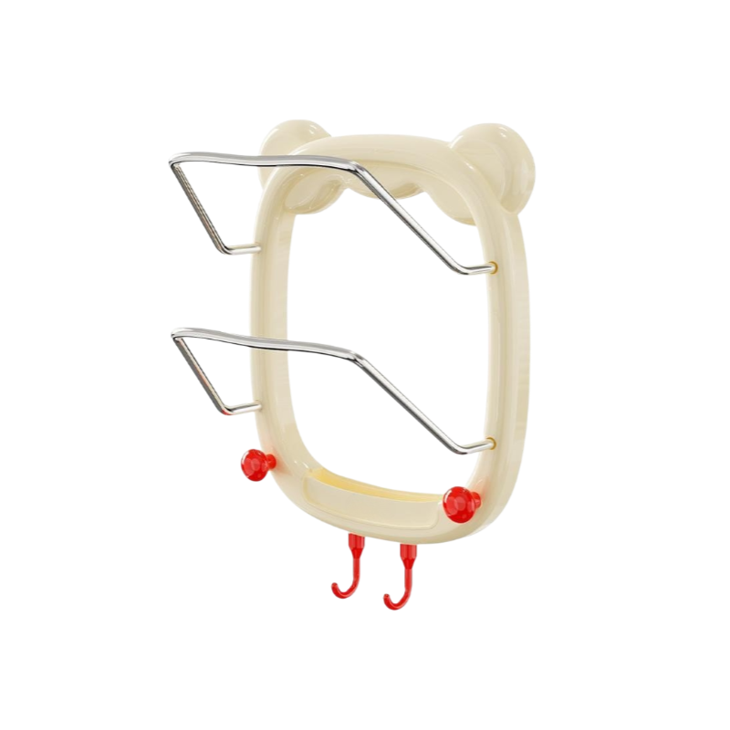 家庭用強力吸盤二層収納ラック