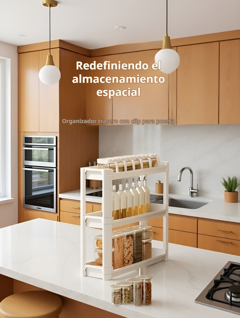 Estante de baño con ruedas multifuncional para organización