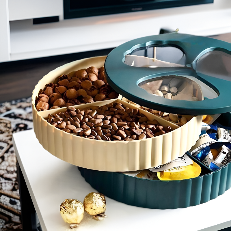 창의적인 다기능 과일 접시, 거실 장식 건과일 씨앗 접시