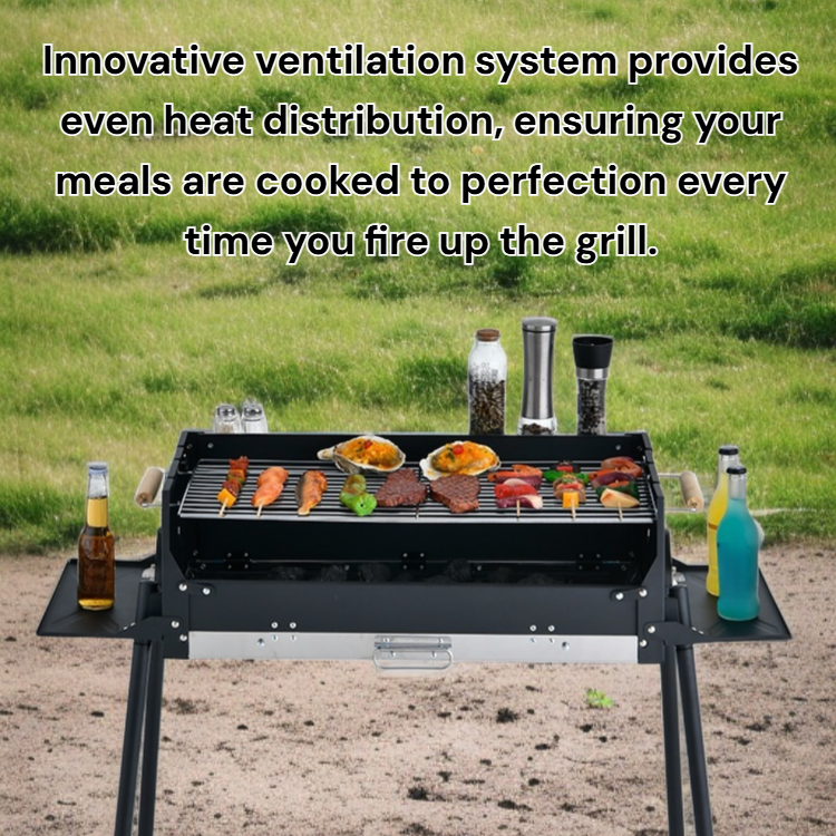 Outdoor portable BBQ grill