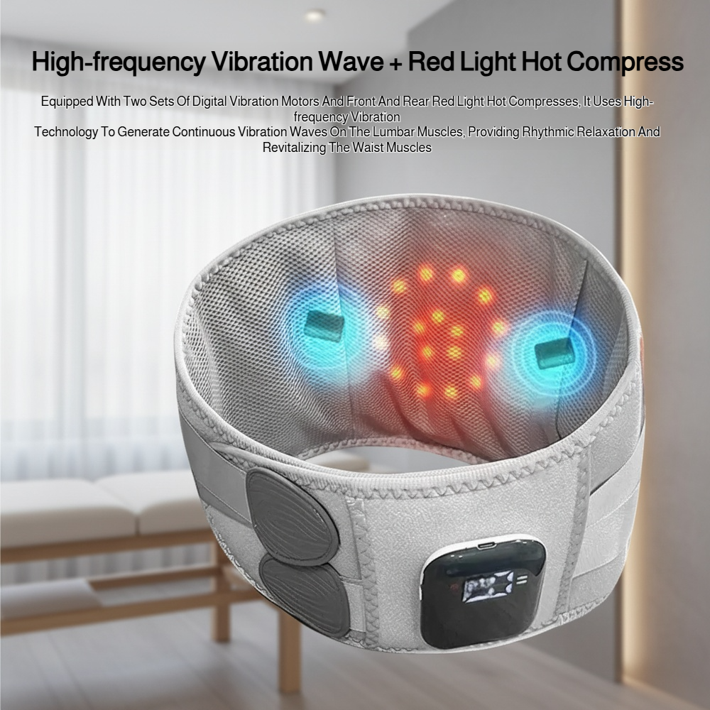 Multifunctional Lumbar Relaxation Massager Belt with Infrared Heating