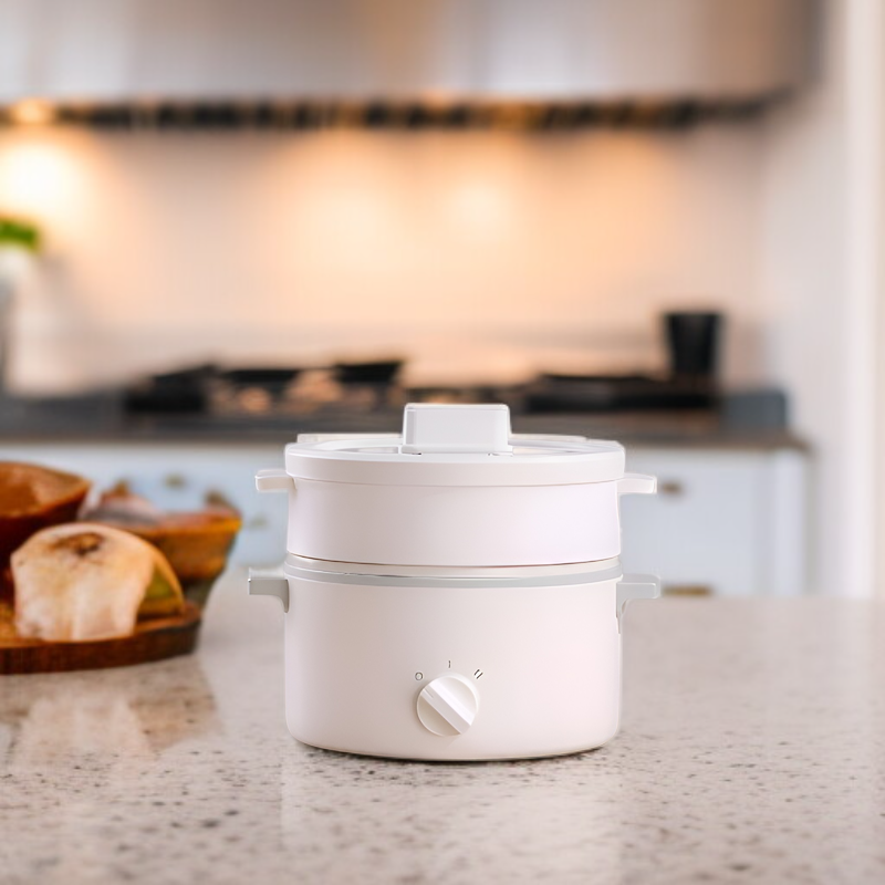 Multifunktionaler Elektrokocher – Dämpfen, Kochen und Grillen in einem Gerät