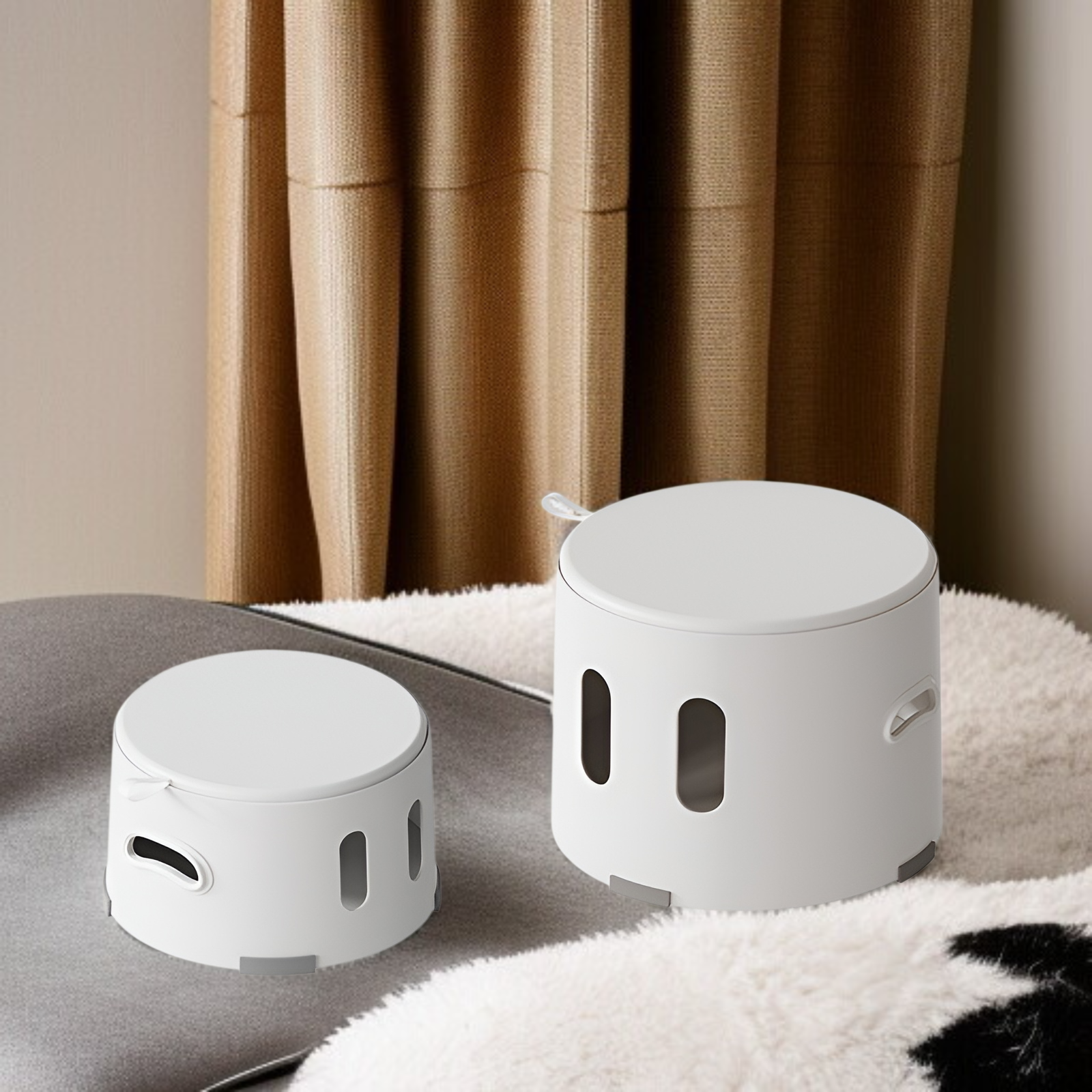 子供用ロースツール 家庭用クリエイティブベンチ おもちゃ収納 収納スツール 厚みのあるドアシューズスツール 多機能コーヒーテーブルスツール