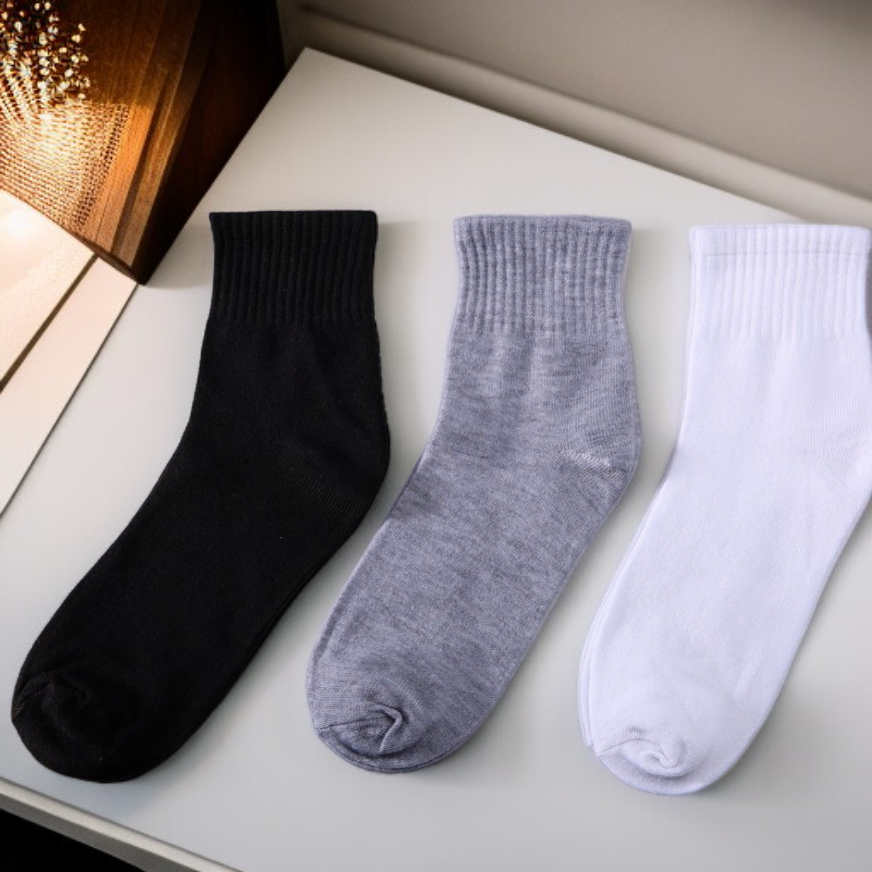 男性用スポーツソックス 快適な通気性