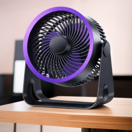 Desktop Mini Rechargeable Fan USB Portable Air Circulation Fan for Office and Dorm