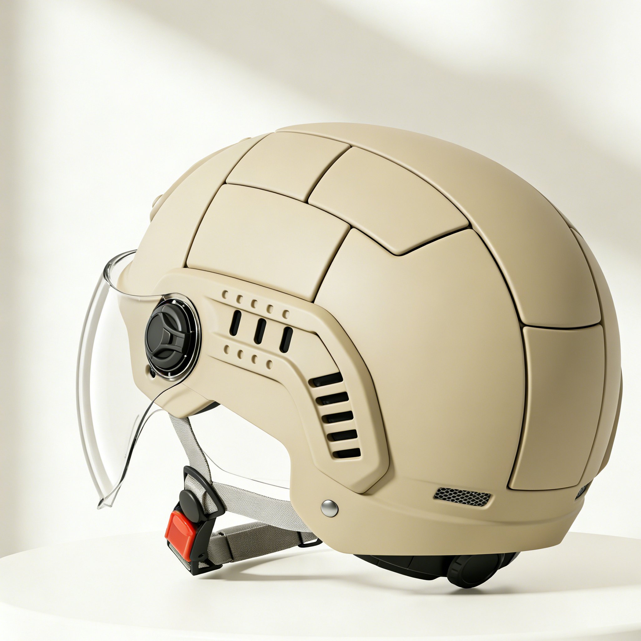 ジェットヘルメットの正面画像