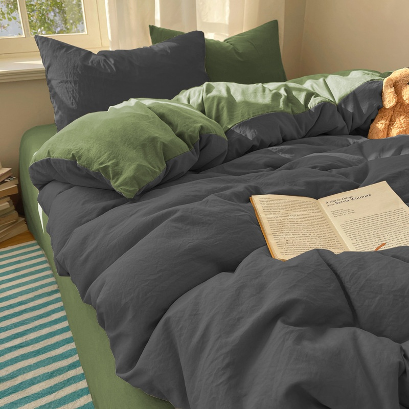 Housse de couette en coton pur, confort visuel pour un sommeil paisible