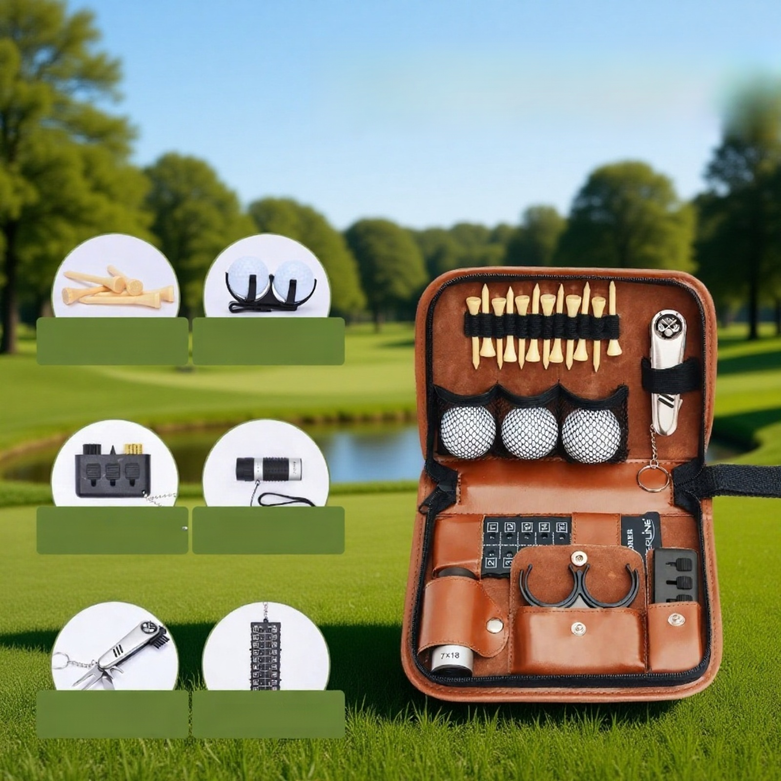 Wytrzymałe narzędzia do gry w golfa w plenerze