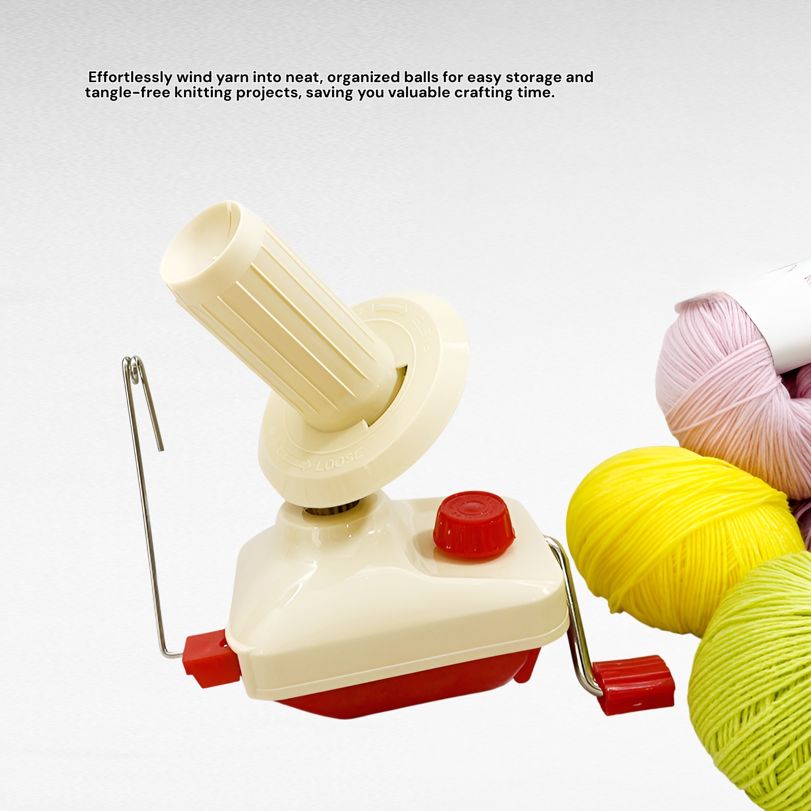 Hand-operated Yarn Winder for Home Use – Small DIY Knitting Tool
