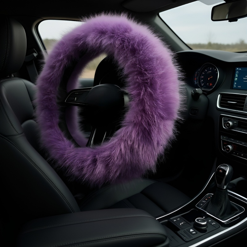 Universal fit steering wheel cover in multicolor design