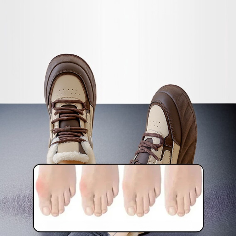 韓国風の暖かいハイカットブーツ