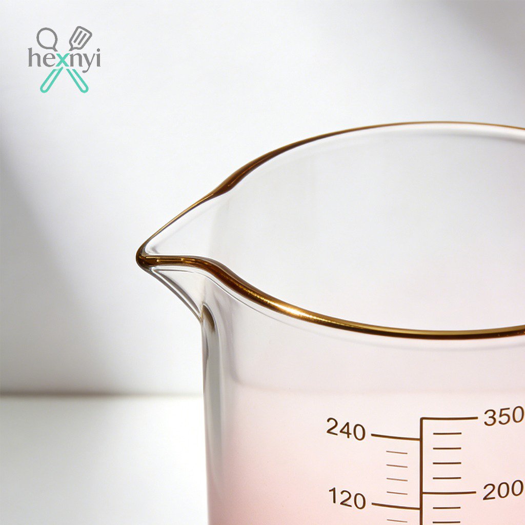 ถ้วยตวงแก้วบอโรซิลิเกตคุณภาพสูง (2 ชิ้น)