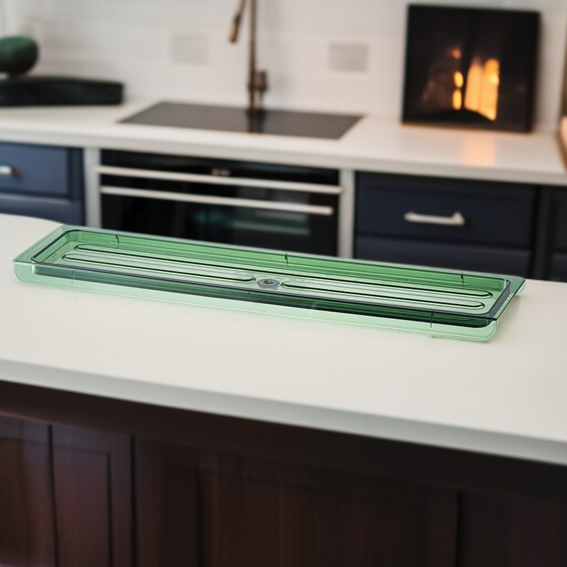 ชุดขวดเครื่องปรุงแก้วสุญญากาศพร้อมช้อนแบบรวมในตัว